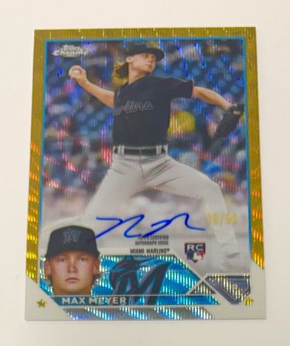 Max meyer 2023 topps chrome - max,