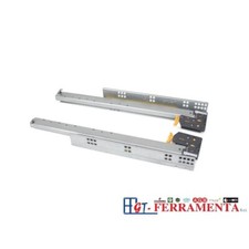 GUIDE EMUCA A SCOMPARSA TOTALE SILVER PER CASSETTO ESTRAIBILE CON CHIUSURA SOFT