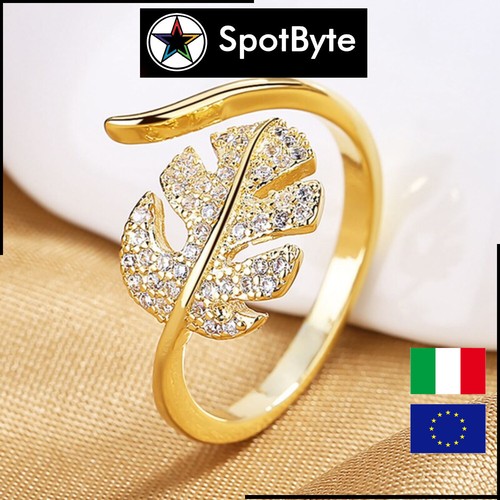 Anello donna dorato placcato - anello,