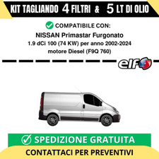 Tagliando per NISSAN Primastar