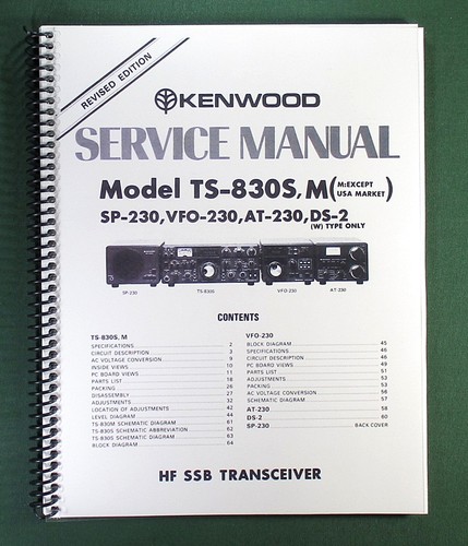 Kenwood 830s manuale di - ts-830s,