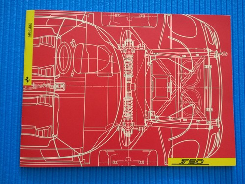 Ferrari f50 depliant pagine - ferrari,