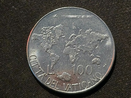 Vaticano 100 lire 1966 - vaticano,