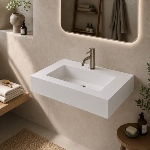 Top lavabo sospeso - lavabo, serie