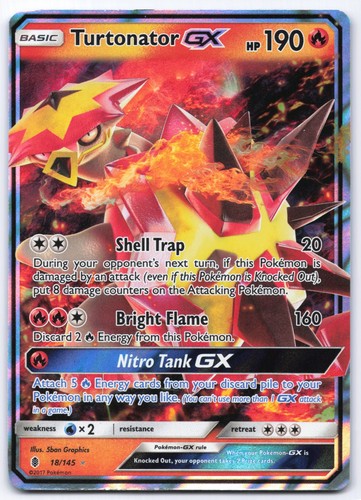 Carta pokemon turtonator - carta,