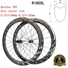 Set ruote carbonio bici ghiaia 700C profondità 50 mm 24 fori clincher tubeless forma U