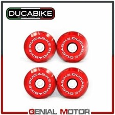 Kit Tappi Telaio Allum CNC Rosso TTM01A Ducabike Ducati Monster 900 1993 > 2002