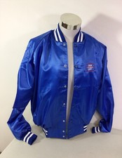 Giubbotto bomber raso blu