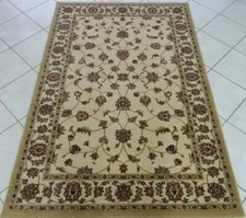 OFFERTA TAPPETO MIS CM 133X195 PELO RASATO COLORE AVORIO ART KIRMAN EH4202 1501