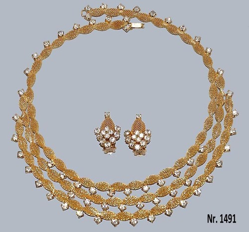 Demi parure collier e - parure,,