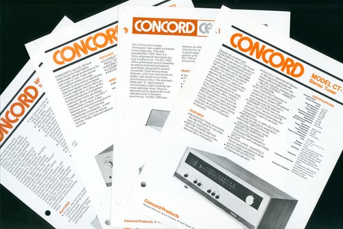 C1973 concord hifi stereo - concord,