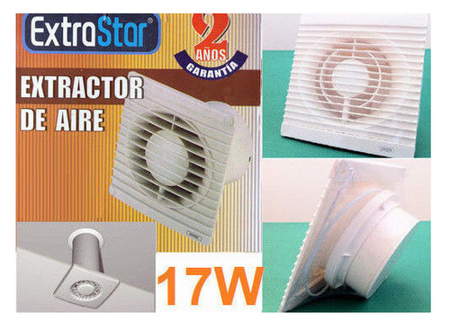 Aspiratore aria 17w muro - 17w, da