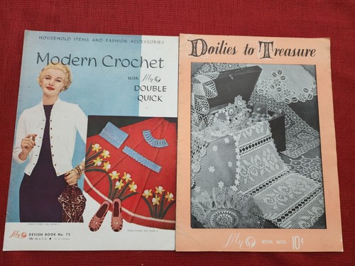 Vintage 1954 moderno uncinetto - vintage,
