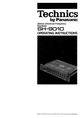 Technics 9010 equalizzatore - technics,