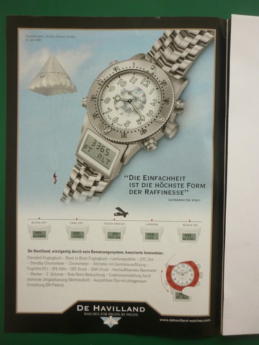 2010 pub montre swiss watch - 2010,