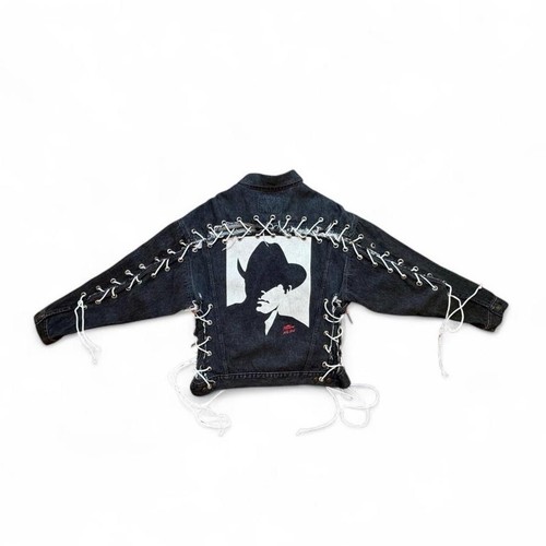 Giacca denim nera