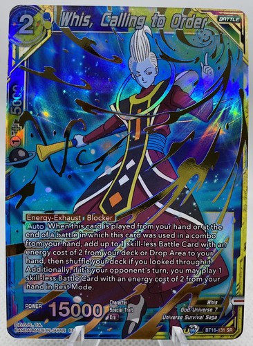 Whis calling order - calling, to