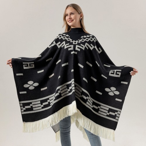 Poncho cowboy western 2025