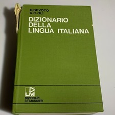 Dizionario della lingua italiana di Devoto e Oli LE Monnier Copertina Rigida