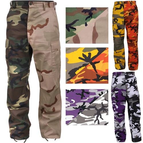 Pantaloni cargo mimetici