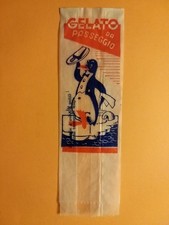 Sacchetto pubblicitario - Gelato da passeggio - Anni '60.