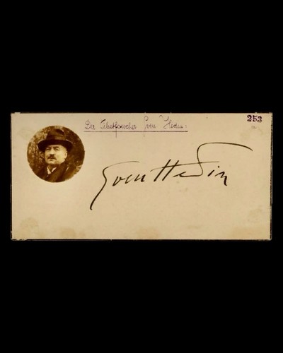 Raro autografo sven hedin - sven,