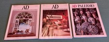 Lotto 3 riviste AD, Arredamento Design Architettura, 1983 1987