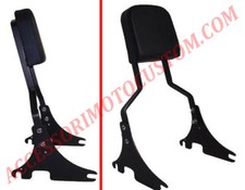 Schienalino per Sportster 883 1200 Sgancio Rapido Nero Schienale XL 2004 in poi