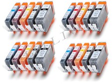 KIT 20 Cartucce per Stampante Canon CLI-521 PGI-520 PIXMA MP540 MP550 MP620