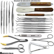 Kit Laboratorio Odontotecnico Coltello di Cera Modellazione Spatola Intagliatore