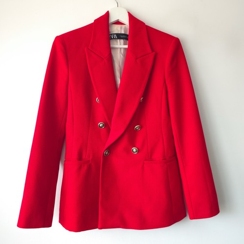 Giacca blazer doppiopetto - , zara