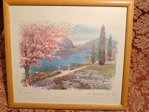 Stampa vintage con cornice - , cm