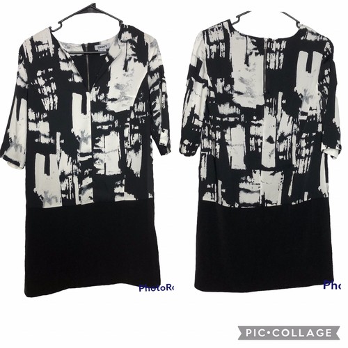 Abito dkny shift geo print - abito,