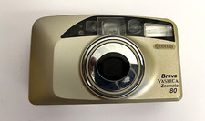 YASHICA BRAVA ZOOMATE 80 Macchina Fotografica vintage  color oro Kyocera