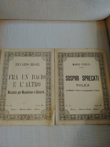 Spartiti musicali epoca - spartiti,