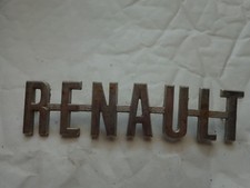Vintage Originale - Renault Metallo Auto Corpo Cofano Stivale Mascotte