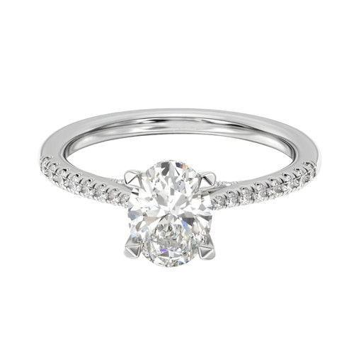 Anelli platino con diamanti - anelli,