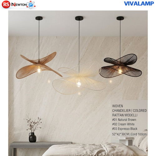 Lampadario rattan e27 - lampadario,