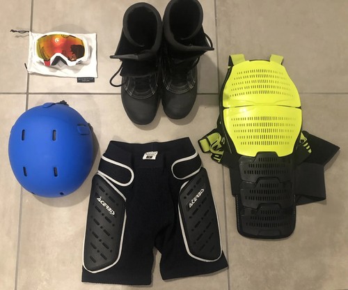 Set snowboard sci casco - snowboard,