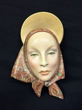 Madonna testa parete - madonna,, in