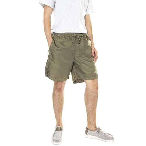 Washed nylon shorts - washed,