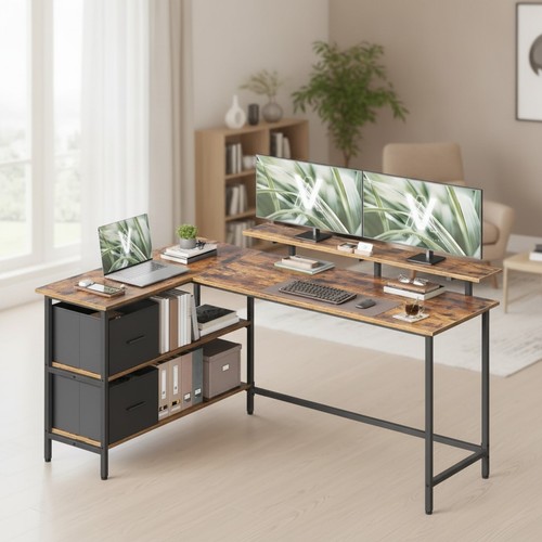 Vasagle scrivania forma l - vasagle,