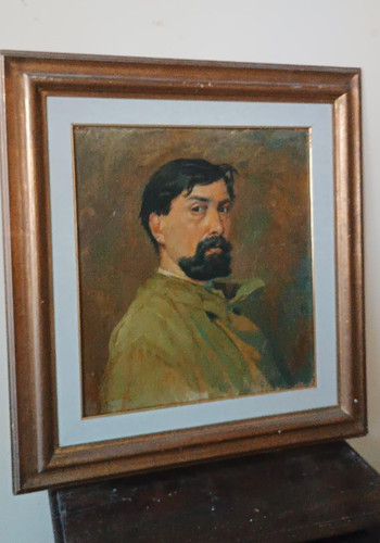 Olio tela ritratto - olio,