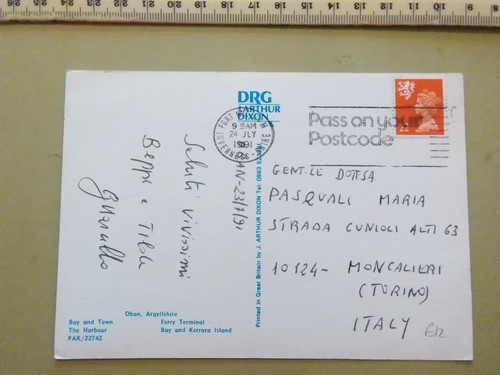 Storia postale cartolina - gb, postale: