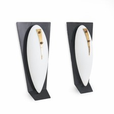 Pair of Opaline Glass and