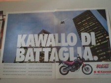 advertising Pubblicità 1992 MOTO KAWASAKI KLE 500