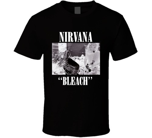 Maglietta album nirvana bleach - album,