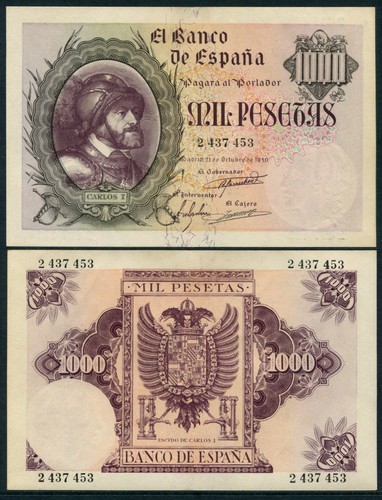España 1000 pesetas - , 1940