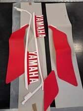 ADESIVI SERBATOIO YAMAHA RD350 1WT  ROSSO BIANCO ORIGINALE NUOVO