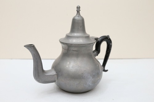 Teiera peltro vittoriana - teiera,